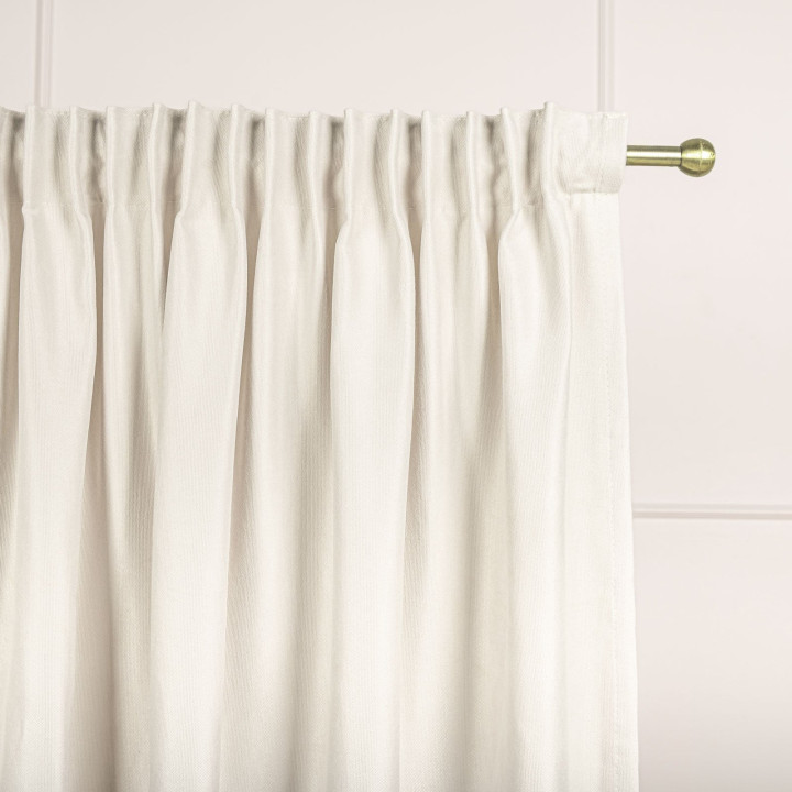 MILAS Zasłona gotowa na taśmie, szerokość 140 x wysokość 260cm,  kolor 001 ecru