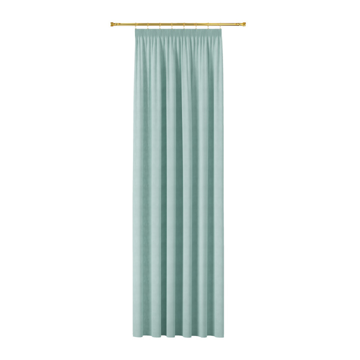 MILAS Zasłona gotowa na taśmie, szerokość 140 x wysokość 260cm, kolor 056 miętowy