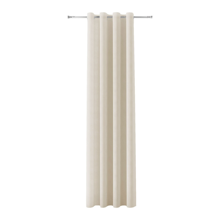 MILAS Zasłona gotowa na przelotkach, szerokość 140 x wysokość 260cm,  kolor 001 ecru