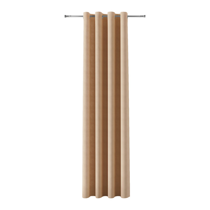 MILAS Zasłona gotowa na przelotkach, szerokość 140 x wysokość 260cm,  kolor 004 nude