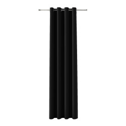 Zasłona na przelotkach BLACKOUT VELVET 140x240 cm, czarny