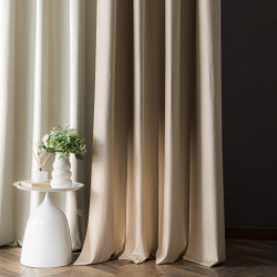 BLACKOUT VELVET Zasłona gotowa na taśmie, szerokość 140cm x wysokość 230cm, kolor 003 jasny beżowy BLAVEL/ZGT/003/140230/1